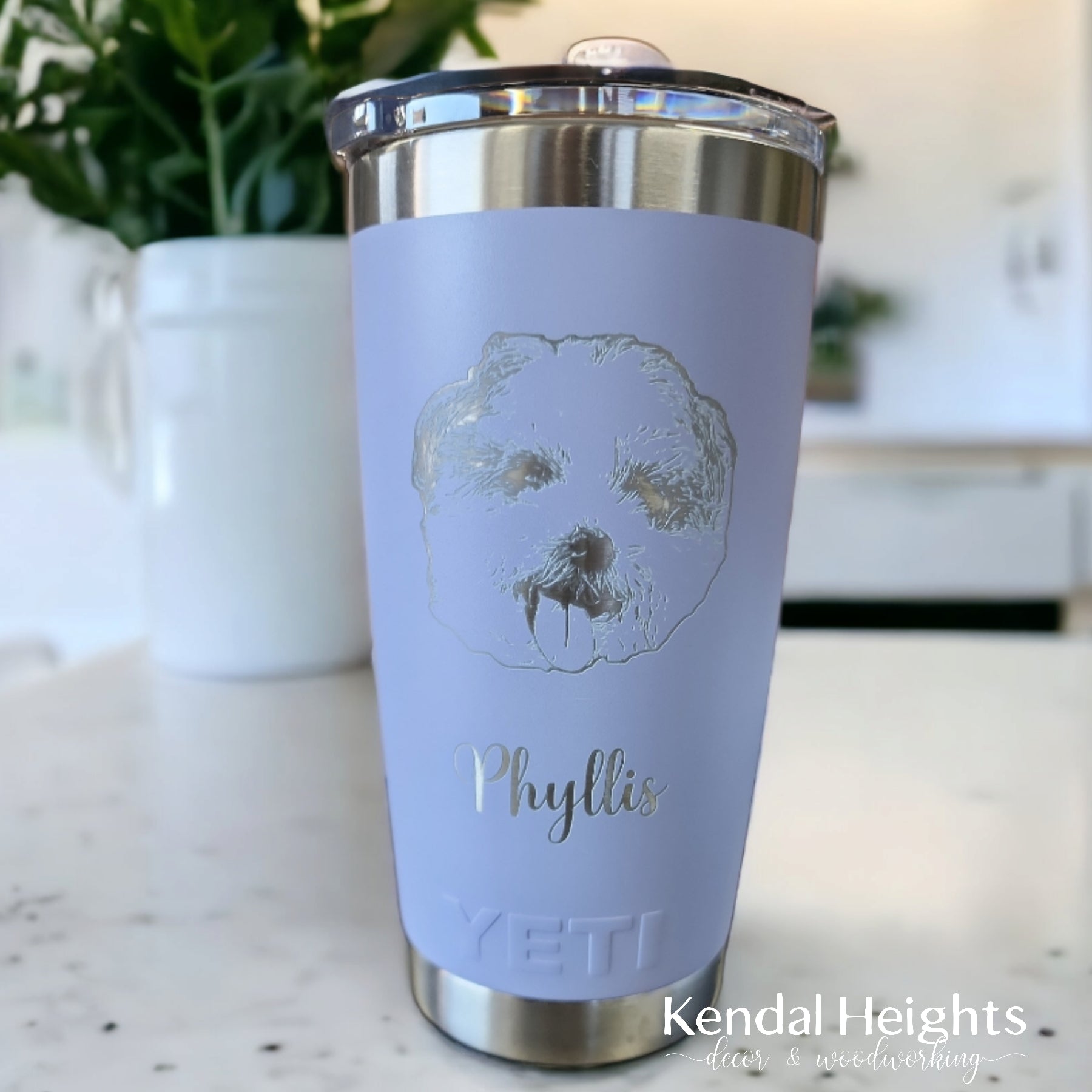 Personalized White Yeti Realtor 20oz Tumbler (w/Yeti options)  - 85 themes for sports, jobs, hobbies, celebrations - shop us for tumbler,  decanter, coasters, beer mug - Customized: Tumblers & Water Glasses