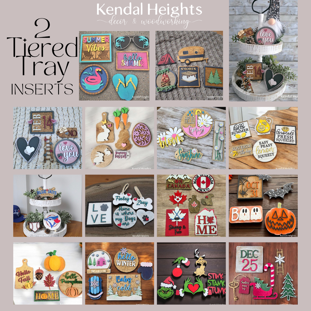 Paint, Tiered Tray,  Clock Workshop Events - Deposit Only