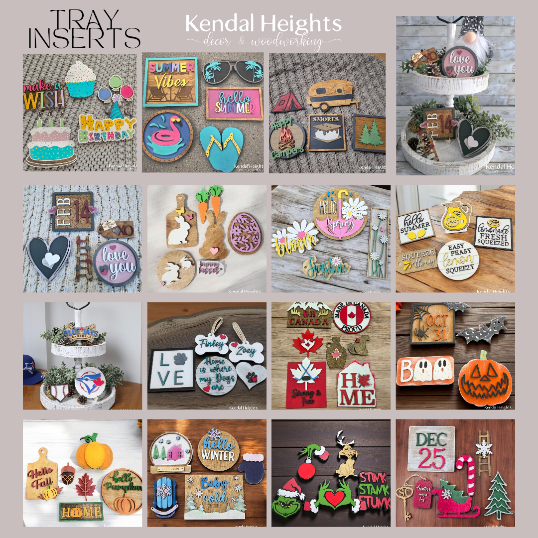 Paint, Tiered Tray,  Clock Workshop Events - Deposit Only