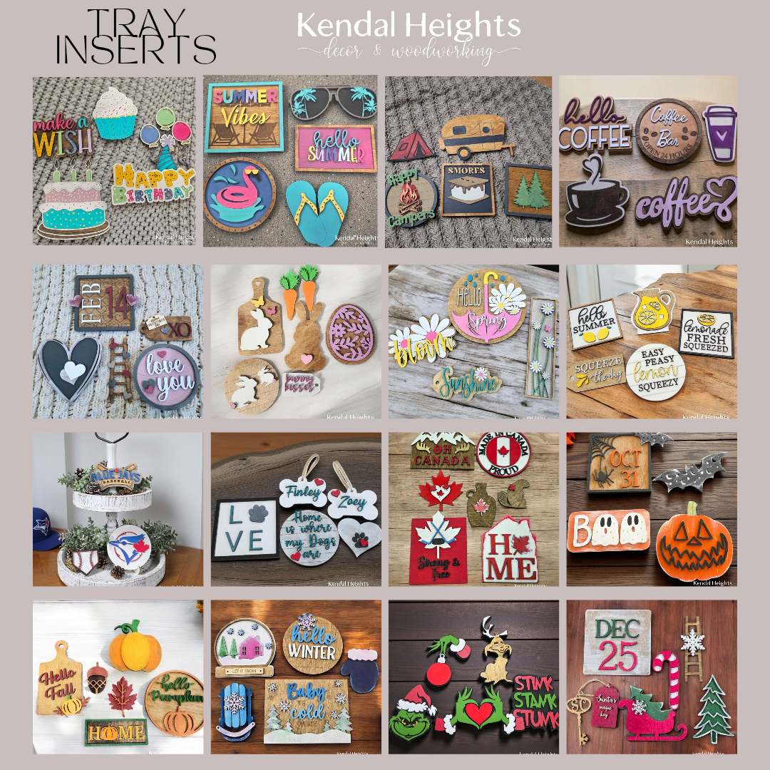 Paint, Tiered Tray,  Clock Workshop Events - Deposit Only