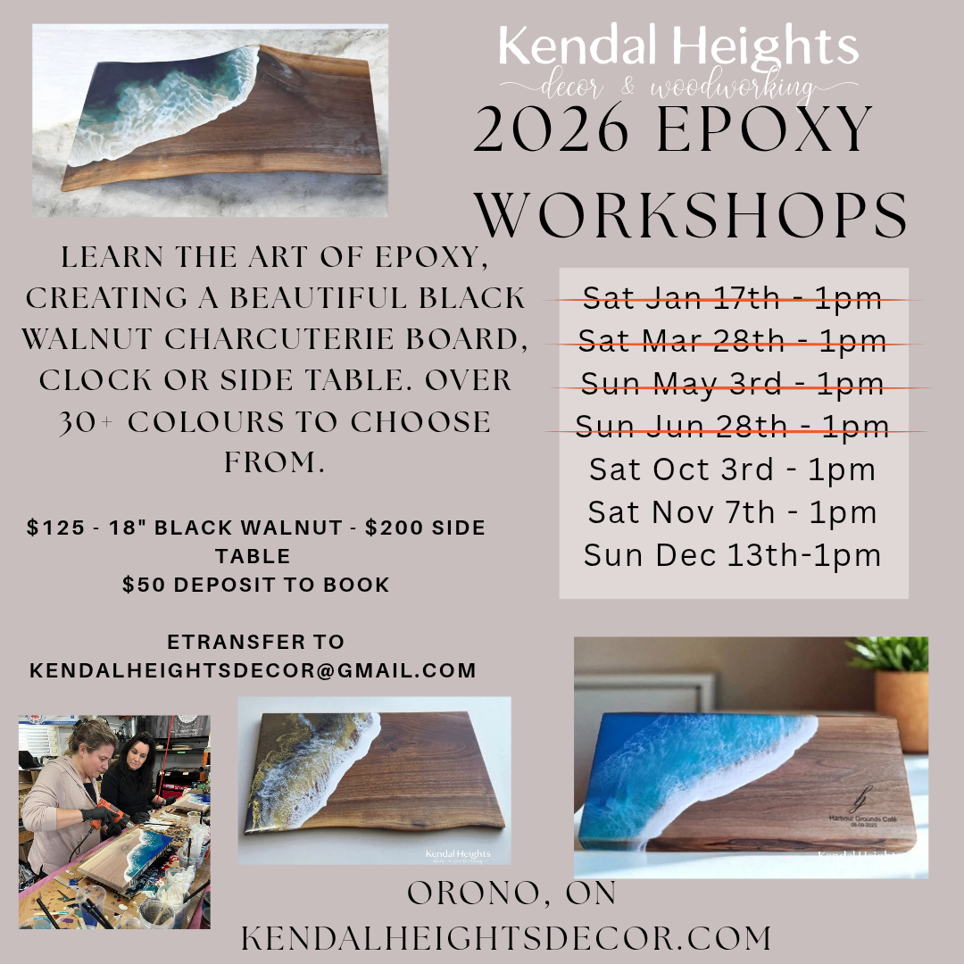 Epoxy Workshop - Deposit Only