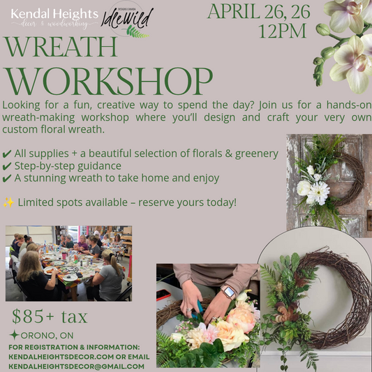Floral Wreath - Deposit Only