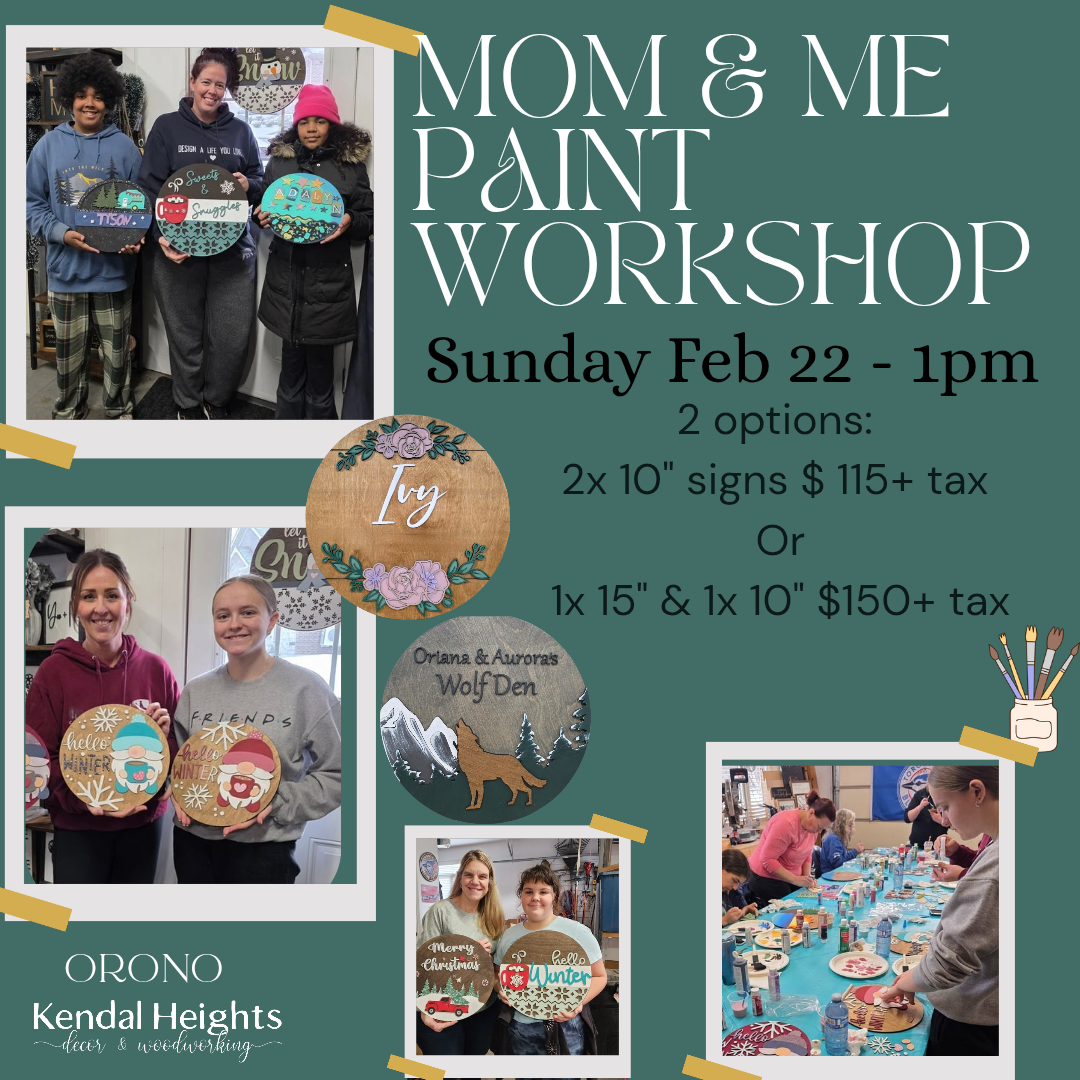 Mom & Me Paint Workshop
