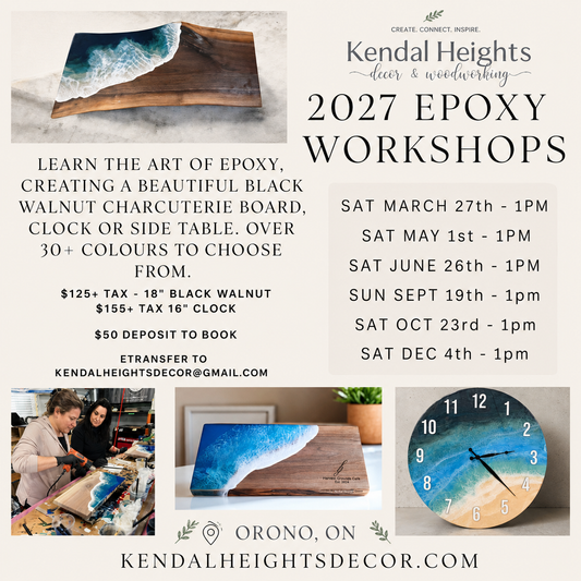 Epoxy Workshop - Deposit Only