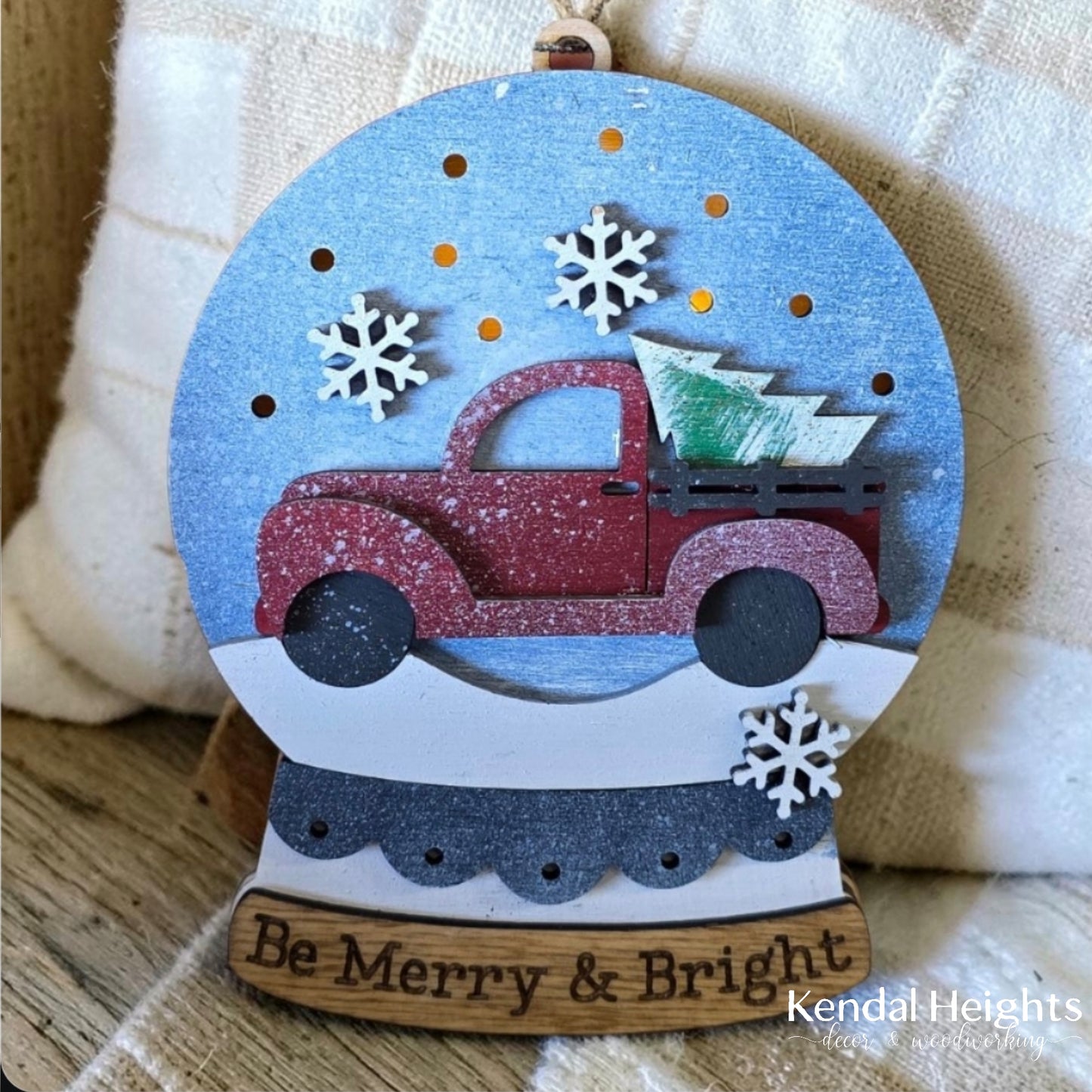 Light-Up Christmas Truck