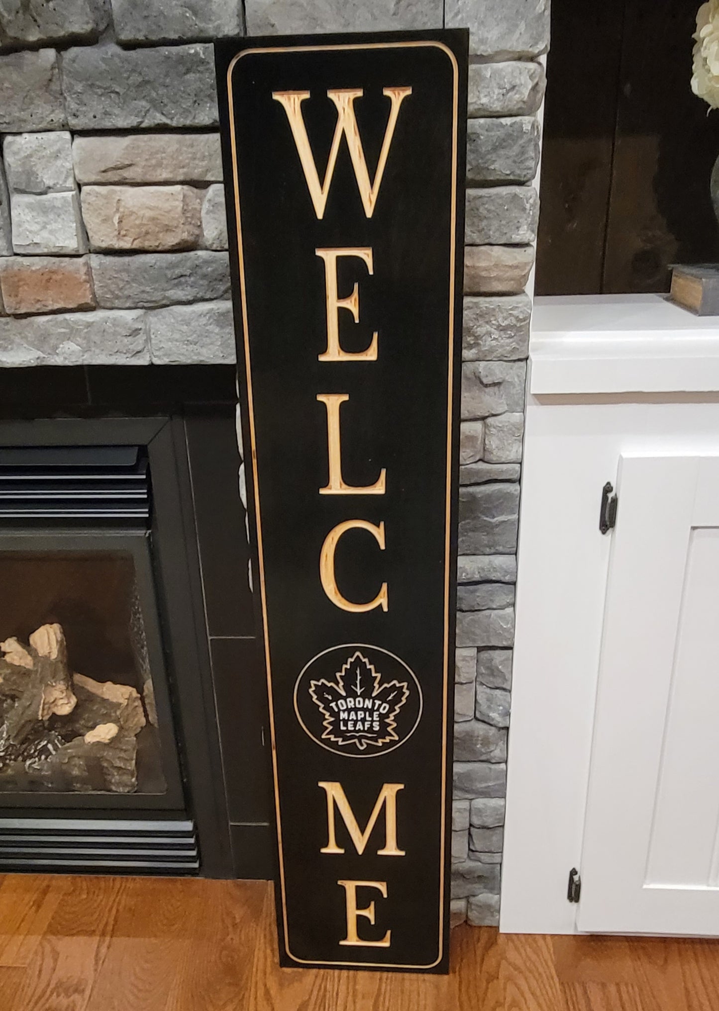 Custom Engraved Welcome Signs - Toronto Maple Leafs