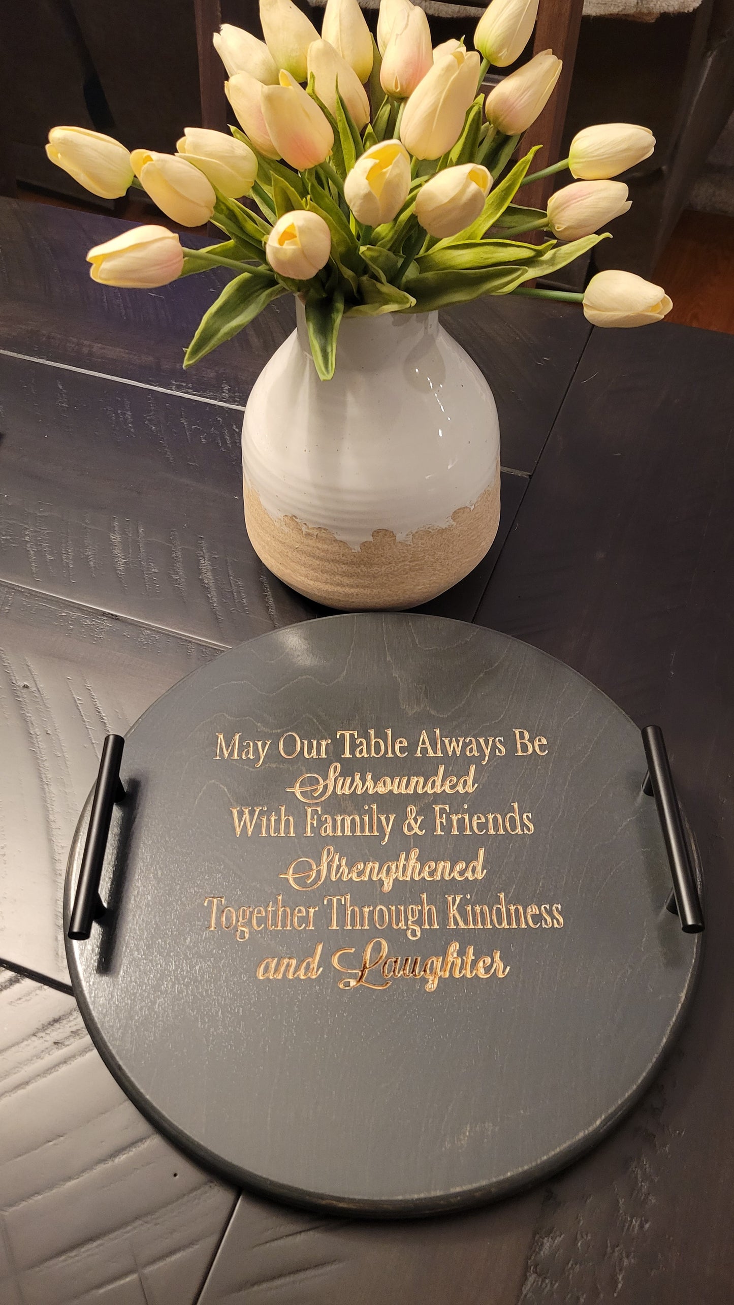 Engraved Lazy Susan