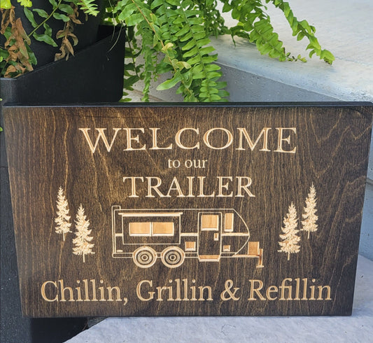 Welcome To Our Campsite / Trailer