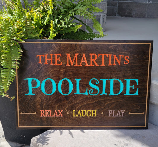 Poolside - relax, laugh, play