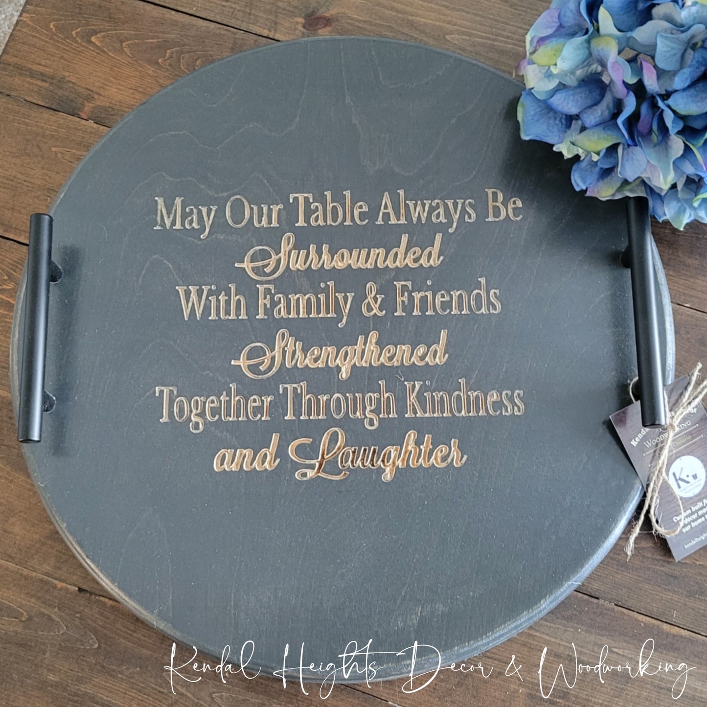 Engraved Lazy Susan