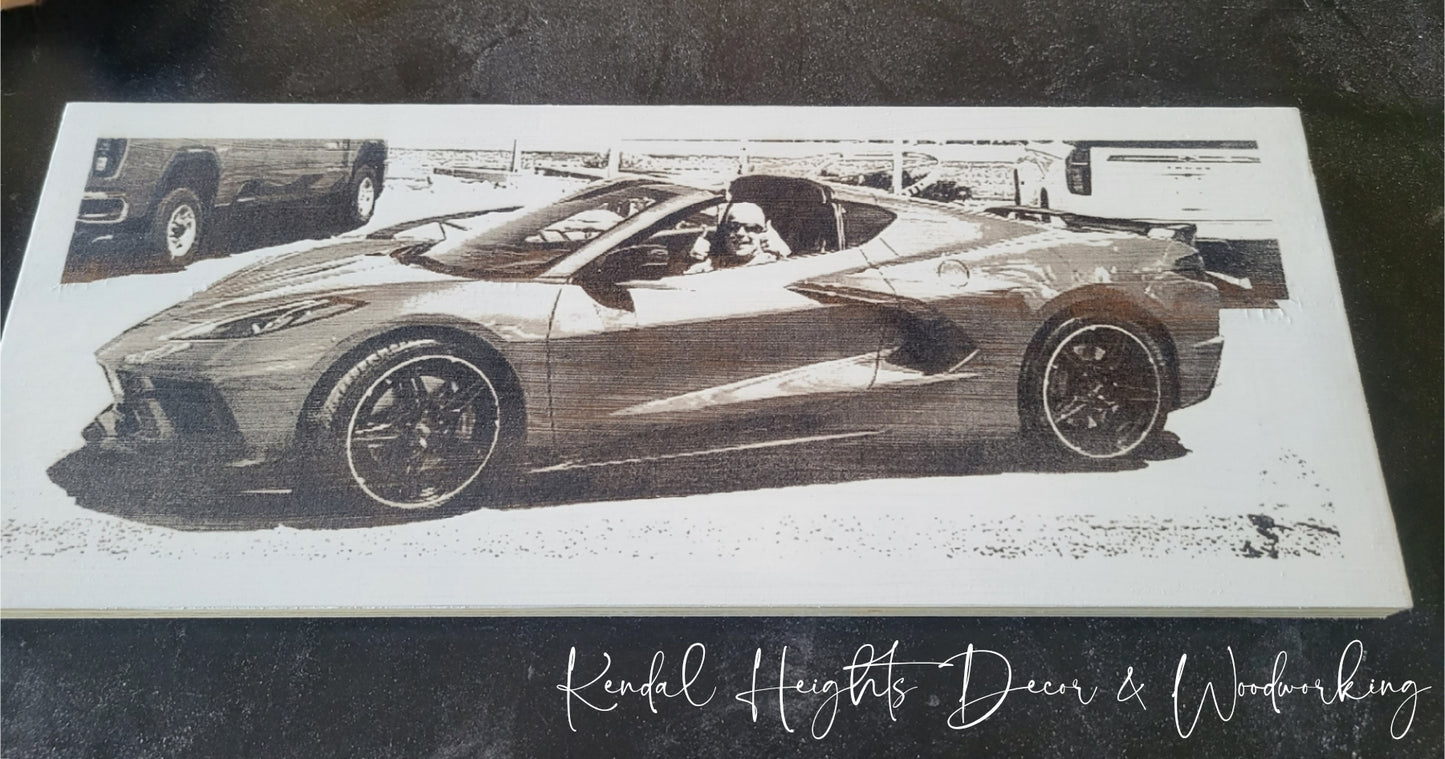 Laser Etched Photo