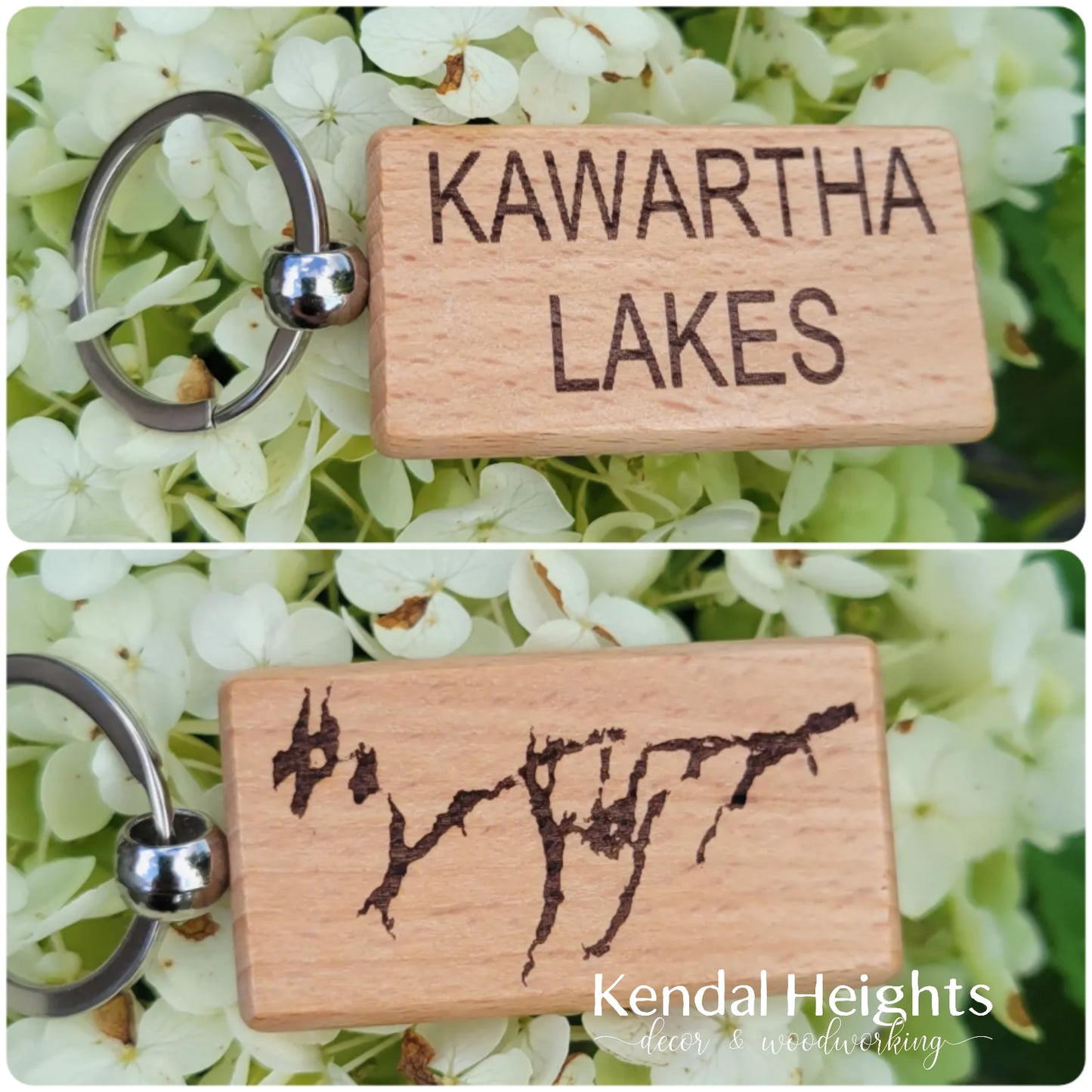 Birch Lasered Etched Keychains