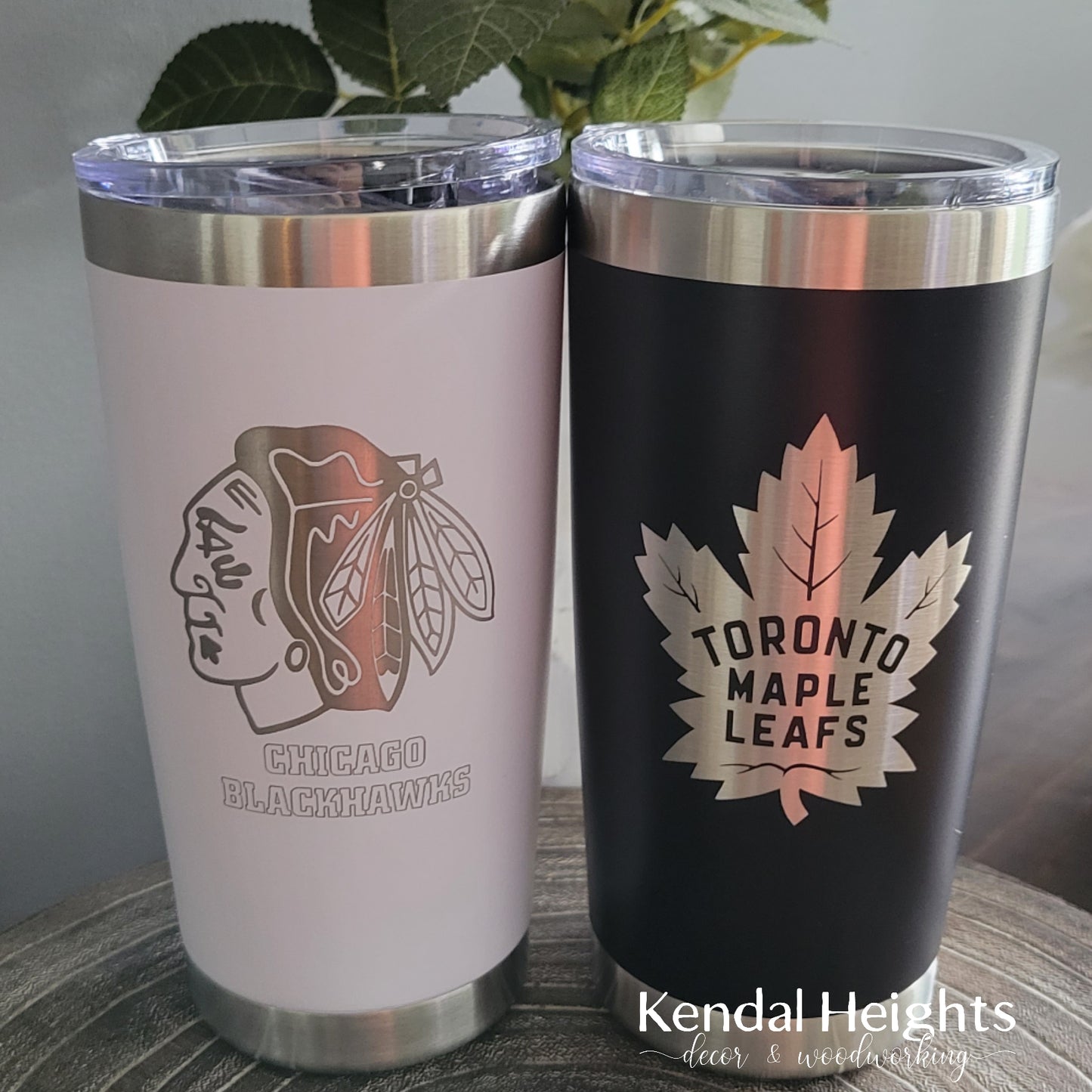 Stainless Steel Etched Tumblers
