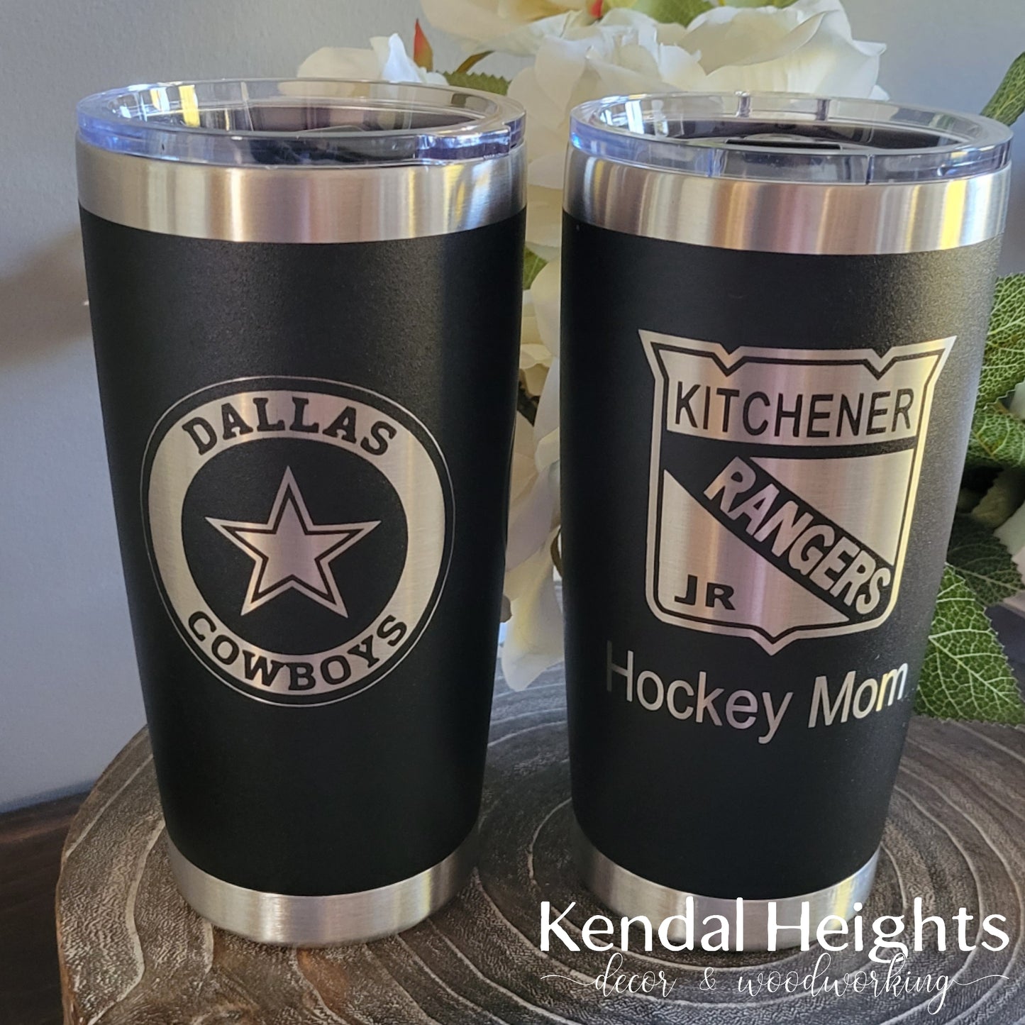 Stainless Steel Etched Tumblers