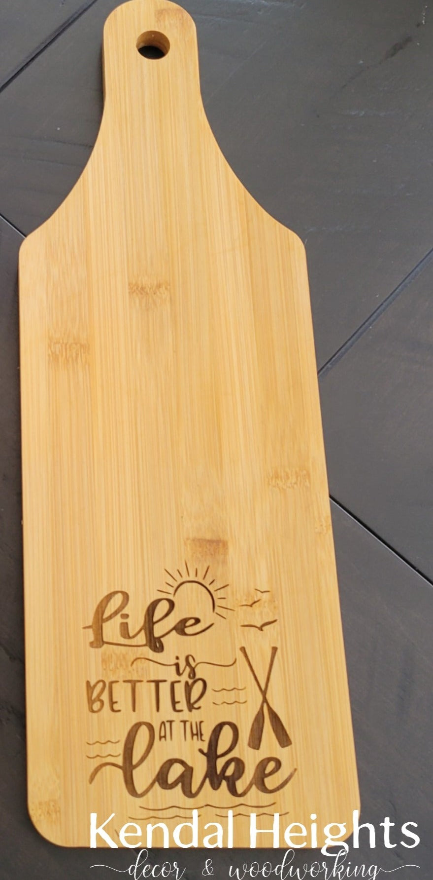 Bamboo Paddle Cutting / Charcuterie Board