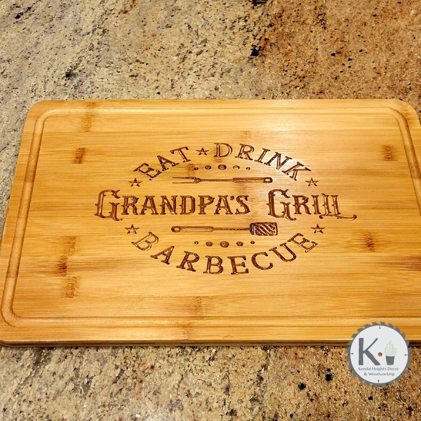 Custom Engraved Bamboo Cutting Board